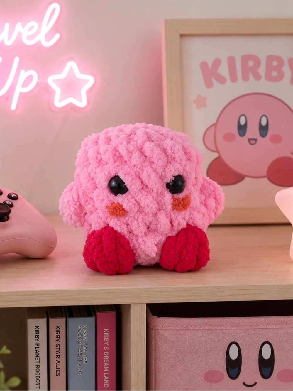 Kirby Crochet Handmade Plushie Toy Decor Gift